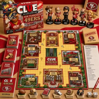 San Francisco 49ers Clue Board Game 2026 San Francisco 49ers Clue Board Game 2026