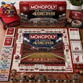 San Francisco 49ers Levi's Stadium Monopoly Board Game 2026 1 San Francisco 49ers Monopoly Collector Edition board game set from Tvpcomebackshop