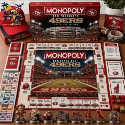 San Francisco 49ers Levi's Stadium Monopoly Board Game 2026