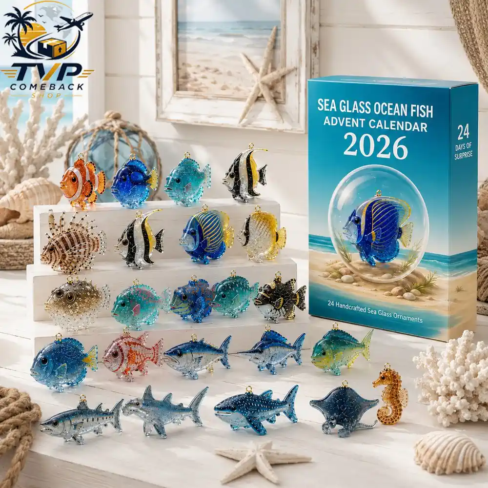 Sea Glass Ocean Fish Collectible Advent Calendar Sea Glass Ocean Fish Collectible Advent Calendar