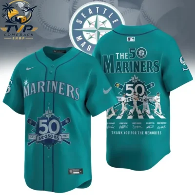 Seattle Mariners Limited Edition 50 Seasons Baseball Jersey