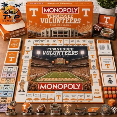 Tennessee Volunteers Collector Edition Monopoly Board Game Tennessee Volunteers Collector Edition Monopoly Board Game