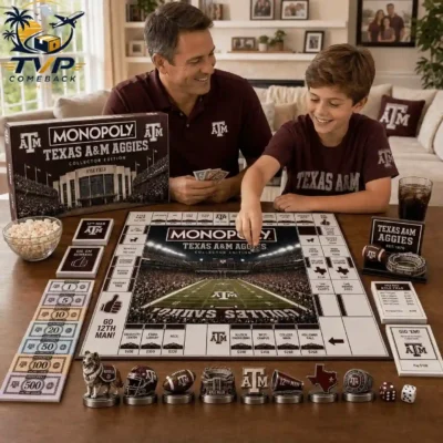 Texas A&M Aggies Collector Edition Monopoly Board Game