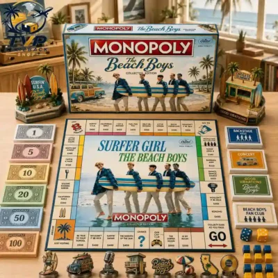 The Beach Boys Surfer Girl Monopoly Board Game 2026