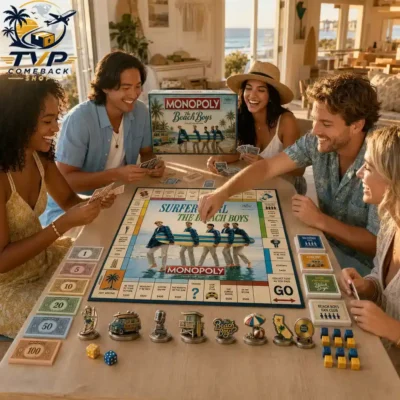 The Beach Boys Surfer Girl Monopoly Board Game 2026