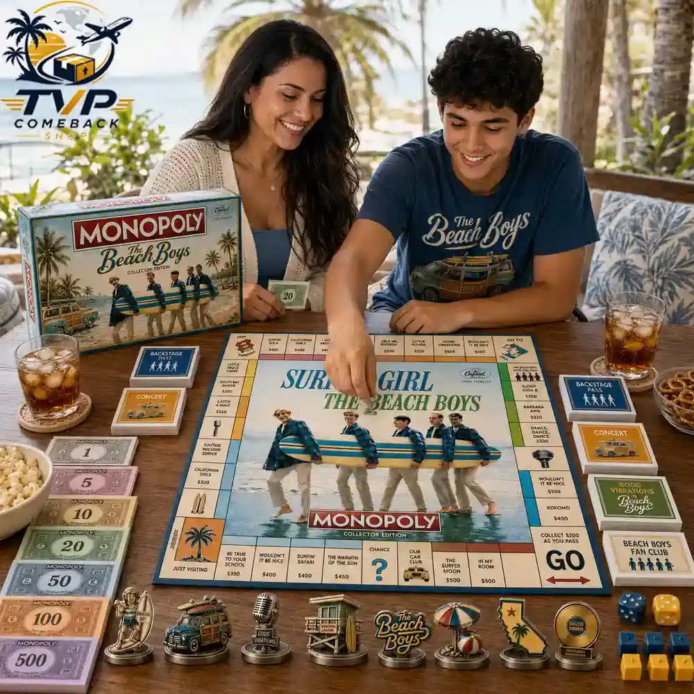 The Beach Boys Surfer Girl Monopoly Board Game 2026 The Beach Boys Surfer Girl Monopoly Board Game 2026