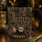 The Beatles Collectible Coffee Mug 2 The Beatles themed musical ceramic mug from Tvpcomebackshop