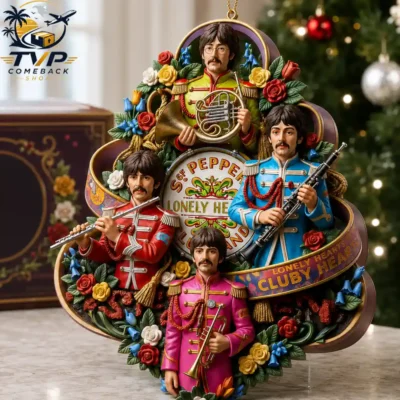 The Beatles Sgt. Pepper's Lonely Hearts Club Band Rock Legends Christmas Ornament