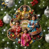 Sgt. Pepper's Lonely Hearts Club Band themed Beatles Christmas ornament by Tvpcomebackshop