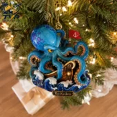 The Kraken octopus Christmas tree ornament