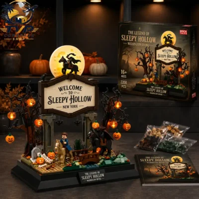 The Legend of Sleepy Hollow Washington Irving Halloween Collector Building Set