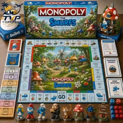 The Smurfs Collector's Edition Monopoly Board Game