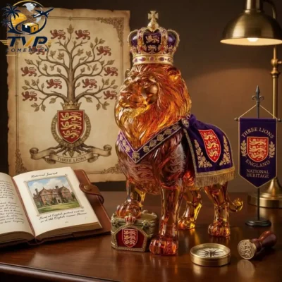 Three Lion England National Heritage Crown Royal Whiskey Lion Bottle 2026