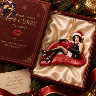 Tim Curry Dr. Frank-N-Furter 1946-2026 Memorial Christmas Ornament