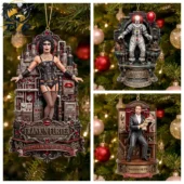 Horror and cult classic movie character Christmas tree ornaments from Tvpcomebackshop