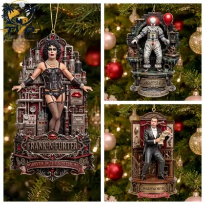 Tim Curry Iconic Roles 1946-2026 Memorial Christmas Ornament Collection