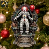 Pennywise IT horror movie Christmas tree ornament