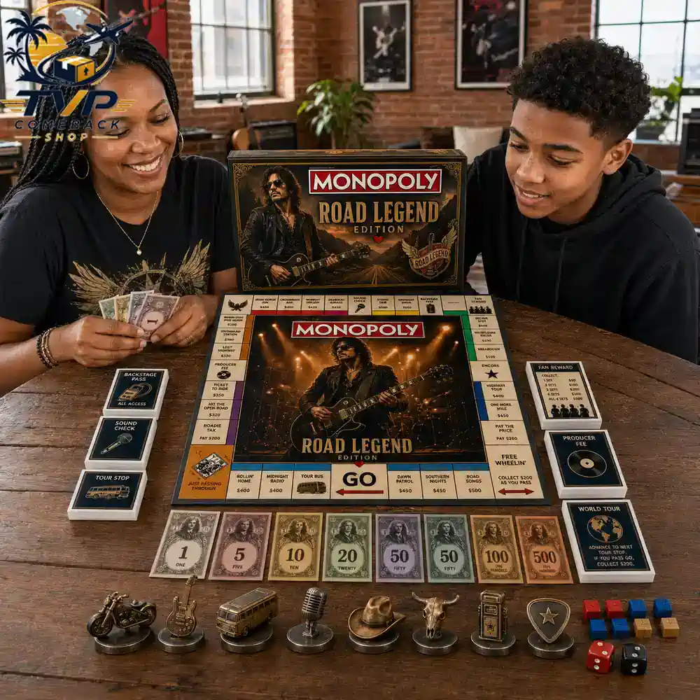 Tom Petty Collector's Edition Monopoly Board Game Tom Petty Collector's Edition Monopoly Board Game