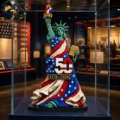 USA Liberty 250 Anniversary Collector's Building Brick Set 1 Statue of Liberty commemorative 250th anniversary brick sculpture