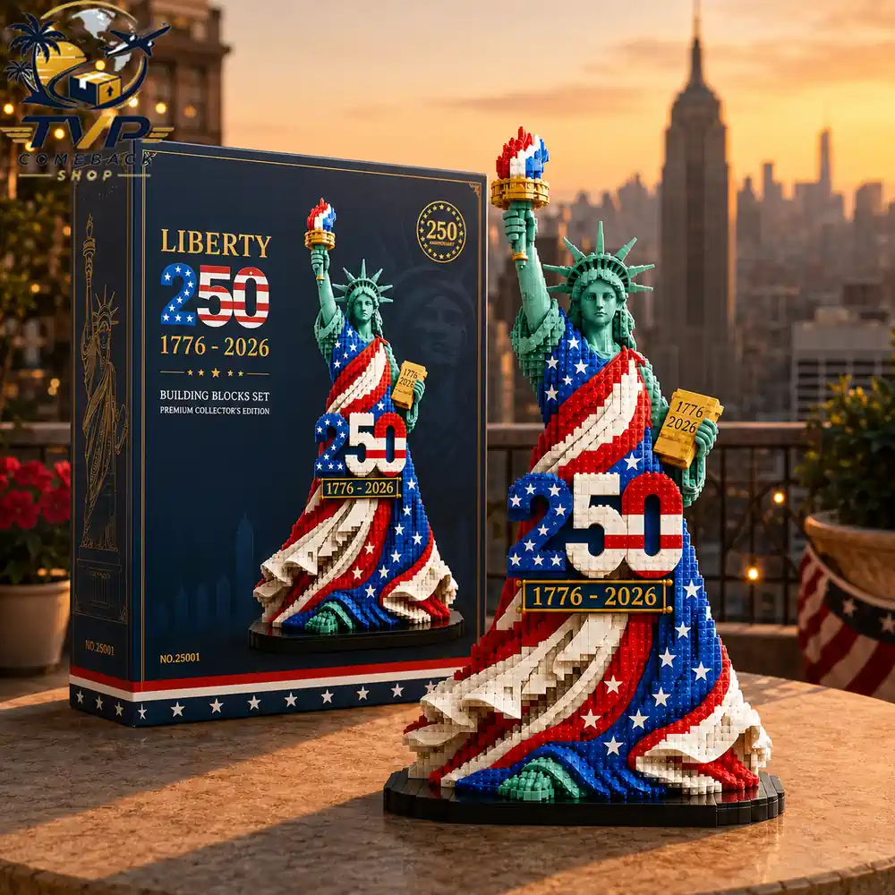 USA Liberty 250 Anniversary Collector's Building Brick Set USA Liberty 250 Anniversary Collector's Building Brick Set