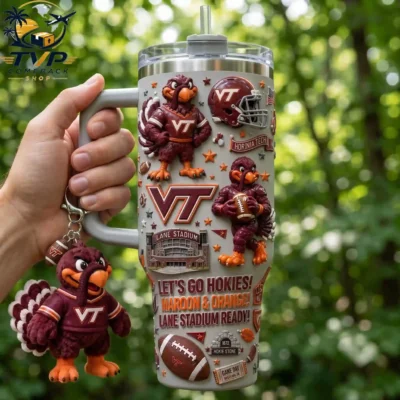 Virginia Tech Hokies Hokie Bird 40oz Edition Tumbler With Handle