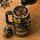 Wu-Tang Clan 36 Chambers Wu-Tang Forever Protect Ya Neck Tumbler with Handle 2 Wu-Tang Clan 36 Chambers themed tumbler mug from Tvpcomebackshop