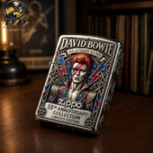 Limited edition David Bowie Aladdin Sane Zippo lighter by Tvpcomebackshop