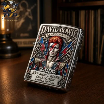 Zippo David Bowie Aladdin Sane 53rd Anniversary Collectible Zippo Lighter