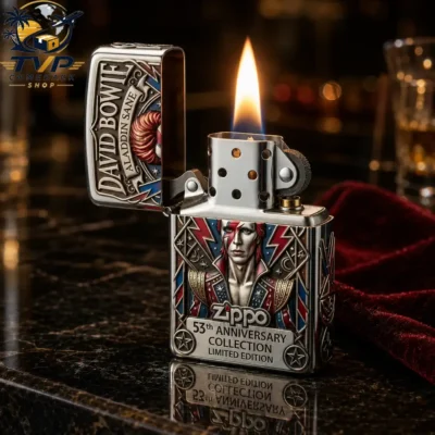 Zippo David Bowie Aladdin Sane 53rd Anniversary Collectible Zippo Lighter
