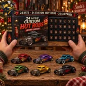 Tvpcomebackshop 24 Days of Custom Hot Rods die-cast vehicle advent calendar set