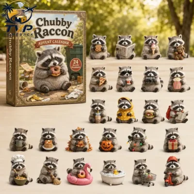 Chubby Raccoon Collection Advent Calendar 2026