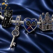 Coraline Collectible Silver Charm Bracelet Set 2026 3 Coraline inspired jewelry charm bracelet set