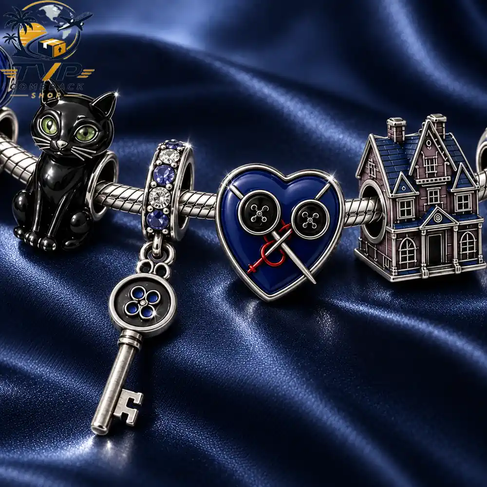 Coraline Collectible Silver Charm Bracelet Set 2026 Coraline Collectible Silver Charm Bracelet Set 2026