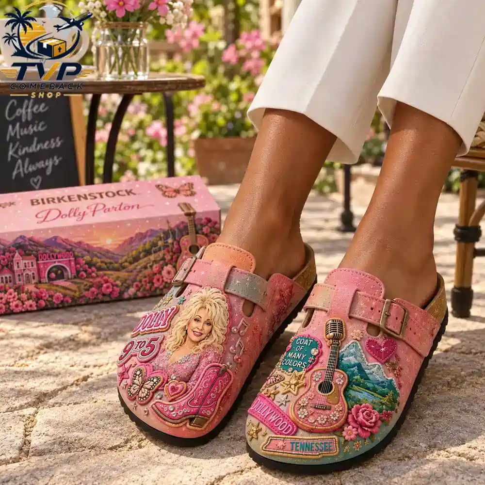 Dolly Parton 9 to 5 Pink Suede Clogs Dolly Parton 9 to 5 Pink Suede Clogs
