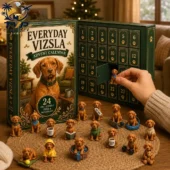 Everyday Vizsla 24-day dog breed advent calendar with miniature figurines from Tvpcomebackshop