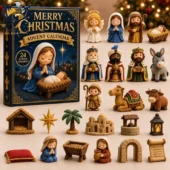Holy Night Nativity Christmas Advent Calendar 2026
