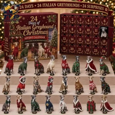 Italian Greyhound Christmas Collectible Advent Calendar 2026 Italian Greyhound Christmas Collectible Advent Calendar 2026