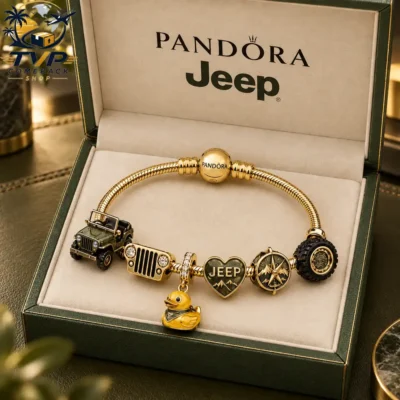 Jeep Limited Edition Gold Charm Bracelet Set 2026