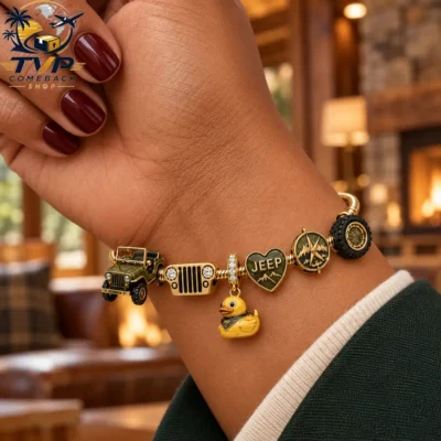 Jeep Limited Edition Gold Charm Bracelet Set 2026