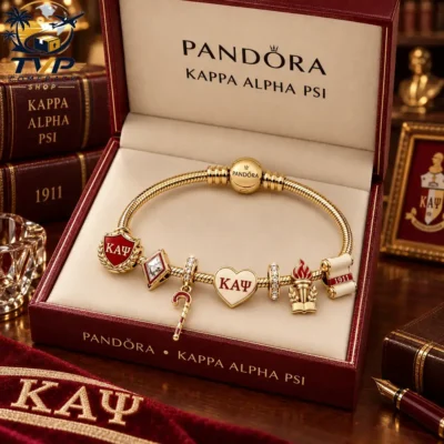 Kappa Alpha Psi 1911 Gold Charm Bracelet Set 2026