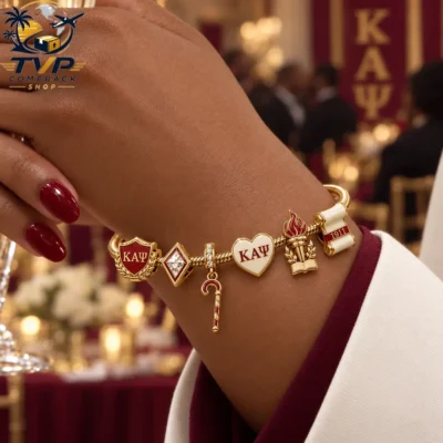 Kappa Alpha Psi 1911 Gold Charm Bracelet Set 2026