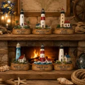 Lighthouses Of America Coastal Heritage Advent Calendar 2026 6 Collection of six decorative lighthouse figurines from Tvpcomebackshop
