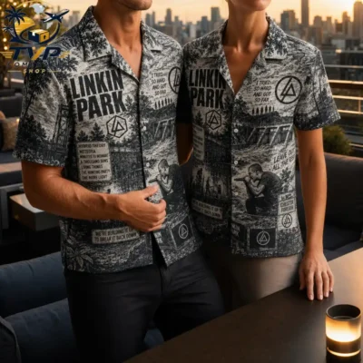 Linkin Park Hybrid Theory 3D Hawaiian Shirt