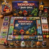 Monopoly The Angry Birds Halloween Collector Edition Board Game 1 Monopoly The Angry Birds Halloween Collector EditionBoard Game 1 vTaZL