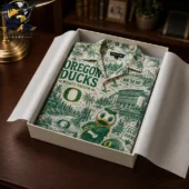 Oregon Ducks Mighty Oregon 3D Hawaiian Shirt