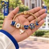 Phi Beta Sigma 1914 Colectible Gold Charm Bracelet Set 2 BTRug