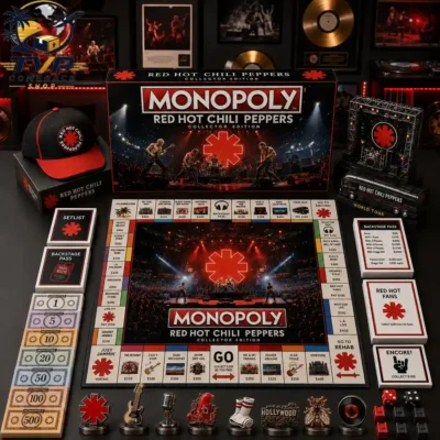 Red Hot Chili Peppers Collector's Edition Monopoly Board Game