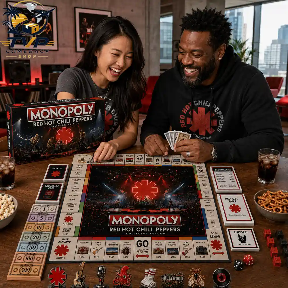 Red Hot Chili Peppers Collector's Edition Monopoly Board Game Red Hot Chili Peppers Collector's Edition Monopoly Board Game