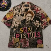 Sex Pistols vintage graphic button-up shirt