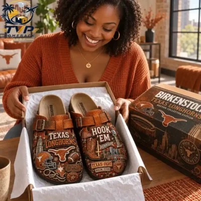 Texas Longhorns Suede Clogs